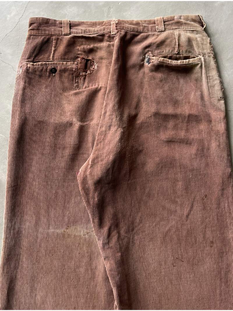 Red Brown Corduroy Pants - 36"