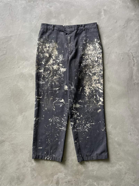 Painted Grey Work Pants - 36"