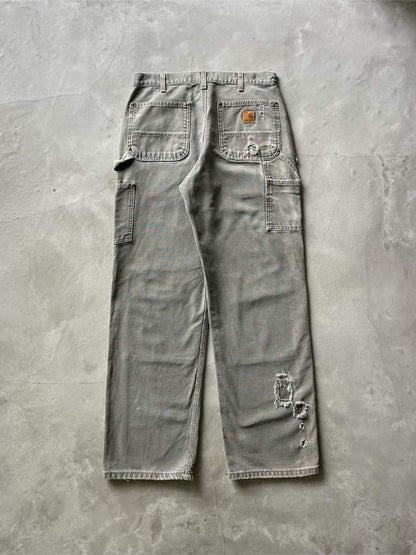 Mos Green Carhartt Double Knees - 32"