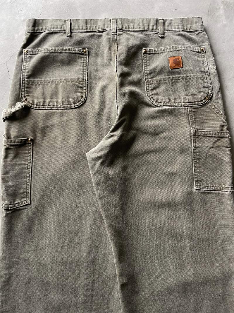 Mos Green Carhartt Double Knees - 38"