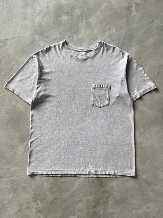 Grey GAP Pocket T-Shirt - L