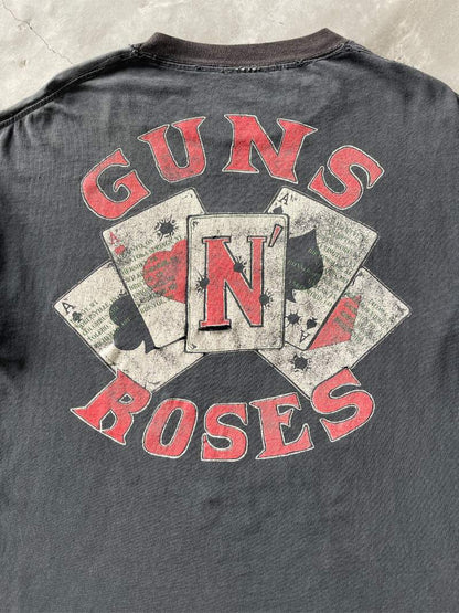 Distressed Guns N Roses T-Shirt - L/XL