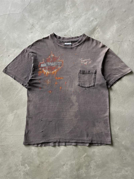 Harley Davidson Stars Pocket T-Shirt - M