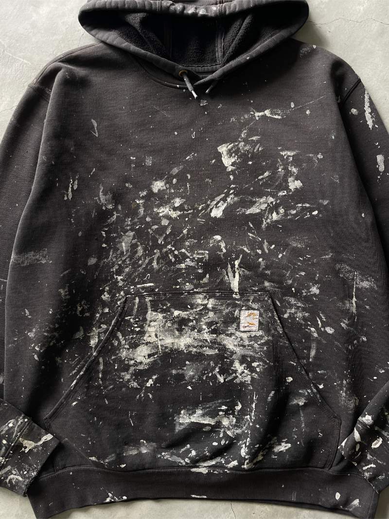 Painted Carhartt Hoodie - L