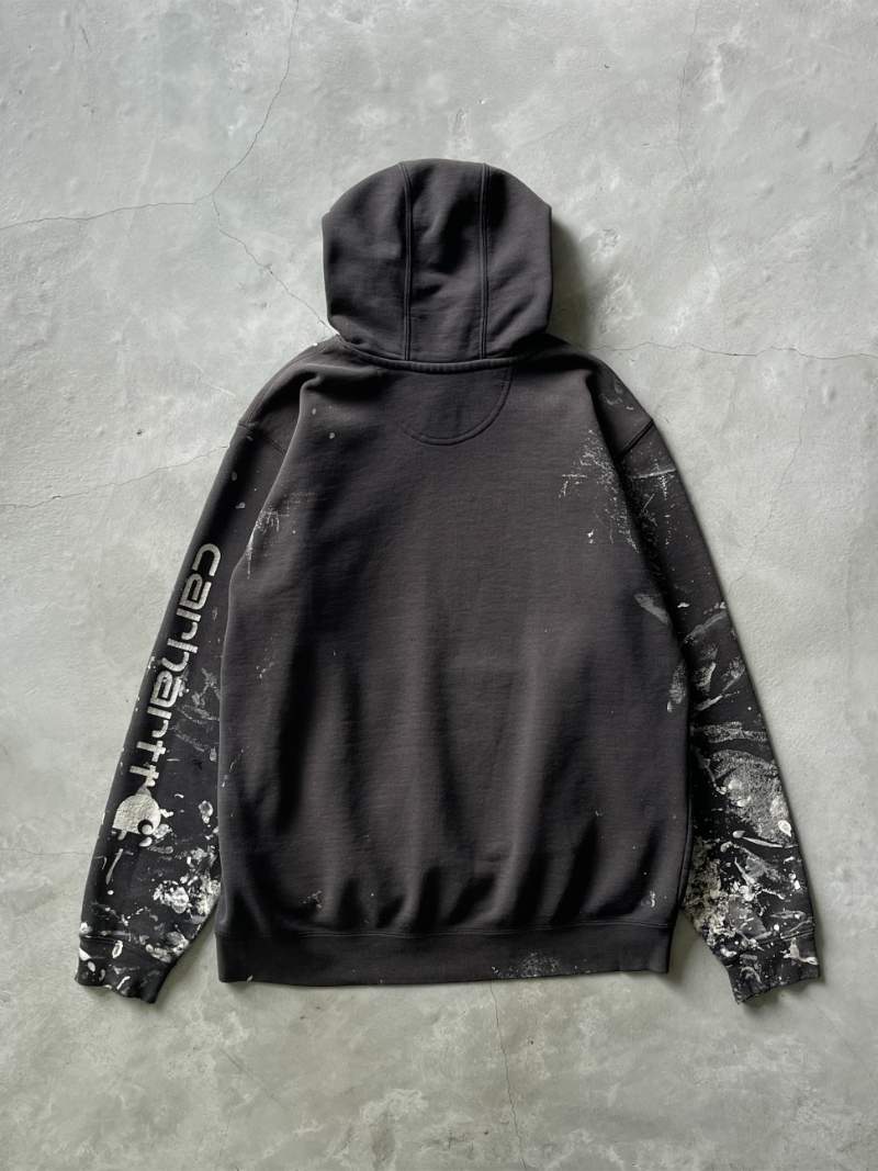 Painted Carhartt Hoodie - L