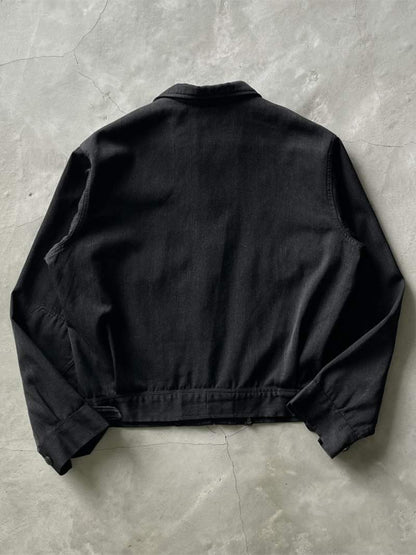 Black Two Pocket Work Jacket - L