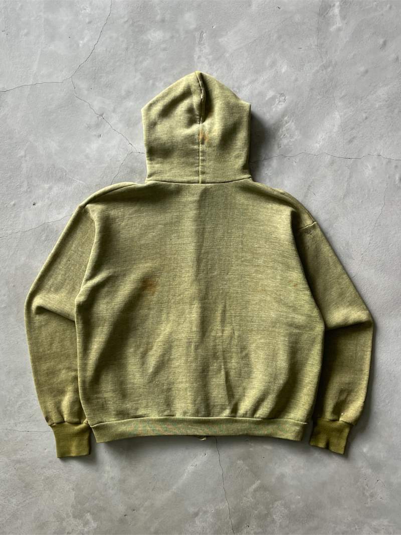 Swamp Green Zip-Up Hoodie - S/M