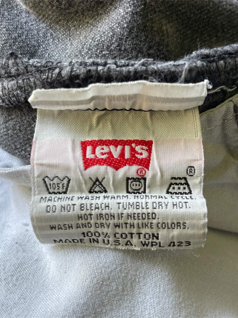 Sun Faded Black Levi's 501 Denim Jeans - 90s - 32"