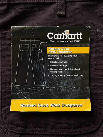 Dead Stock Brown Carhartt Carpenter Pants -  00s - 35"
