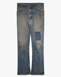 Faded &amp; Repaired Levi's Bootcut Jeans