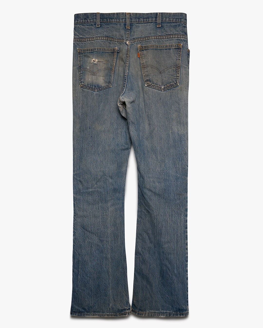 Faded &amp; Repaired Levi's Bootcut Jeans