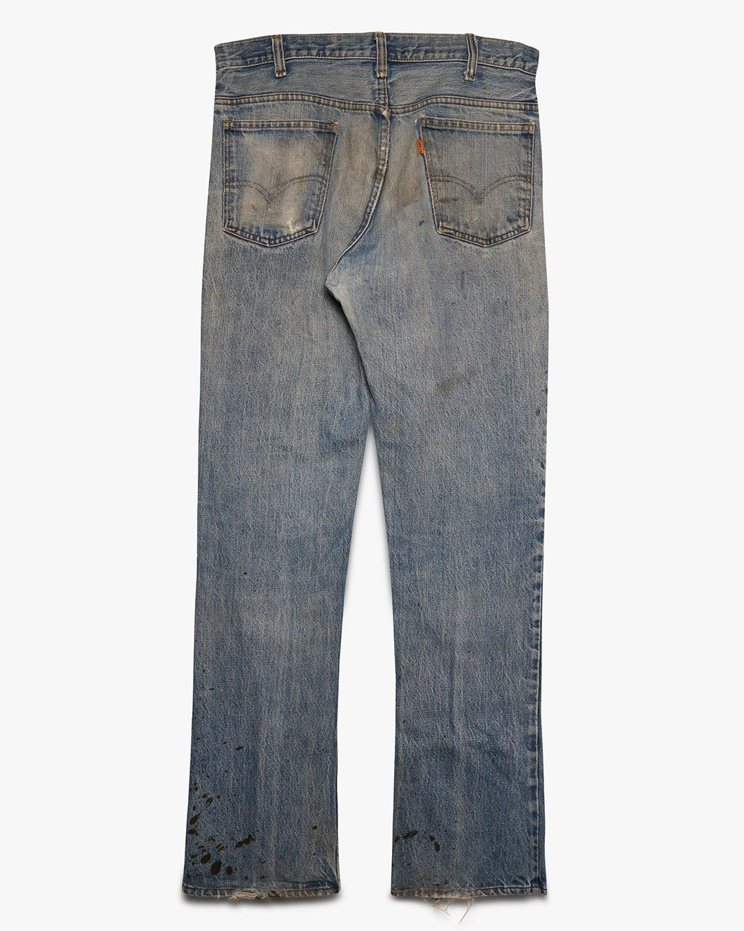 Faded &amp; Repaired Levi's Bootcut Jeans