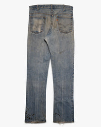 Faded &amp; Repaired Levi's Bootcut Jeans