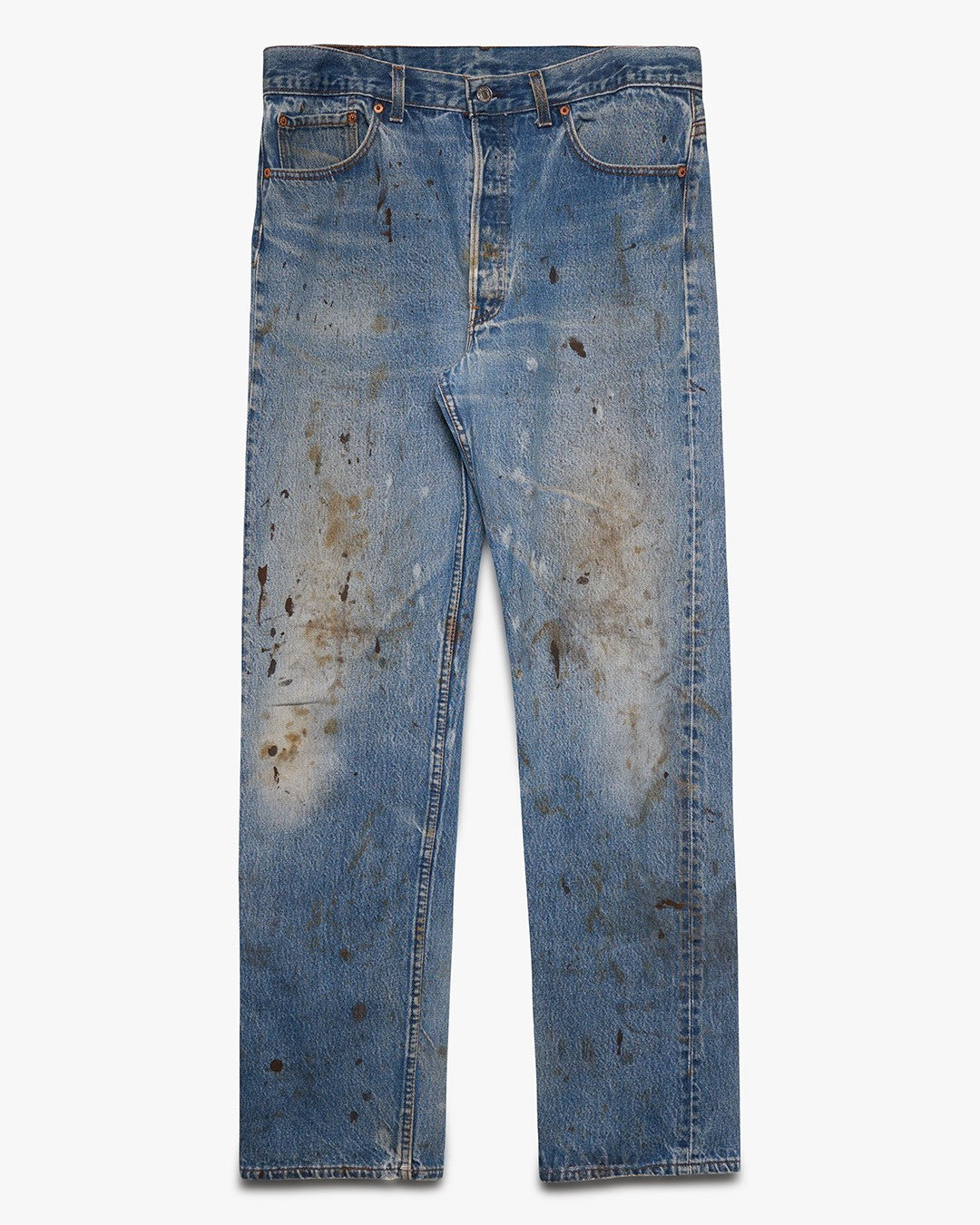 Paint Stained Levi's 501 Jeans