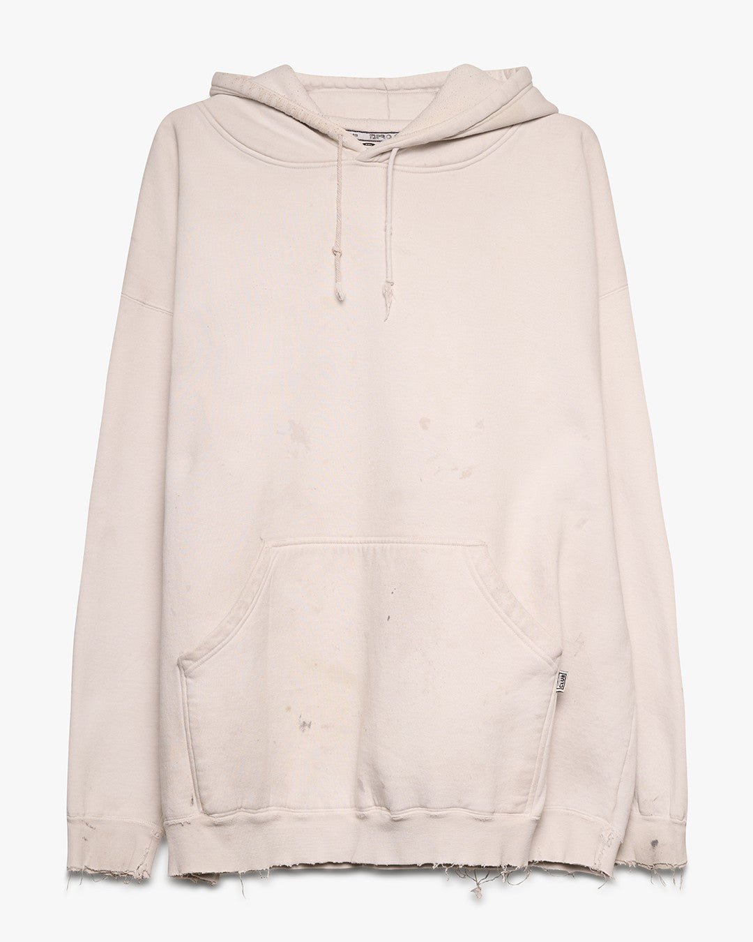 Distressed Oversized Hooded Sweatshirt