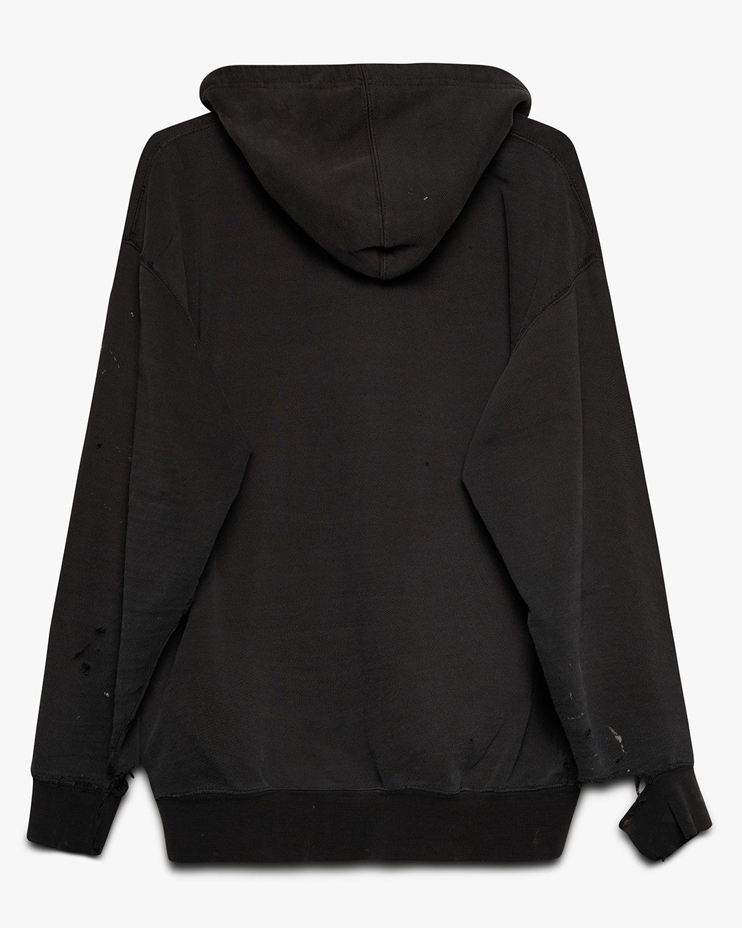 Distressed Hooded Sweatshirt