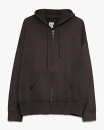 Faded Zip Up Sweatshirt