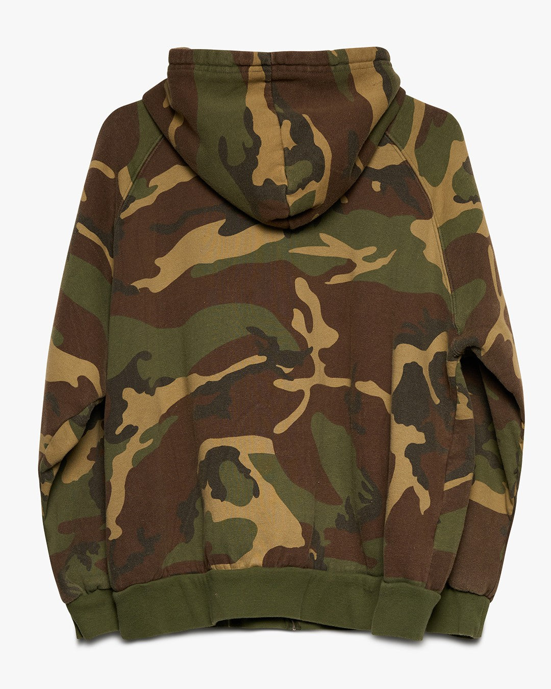 Camo Thermal Lined Zip Up Sweatshirt