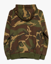 Camo Thermal Lined Zip Up Sweatshirt