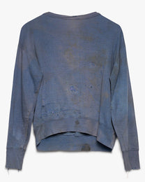 Faded &amp; Repaired Sweatshirt