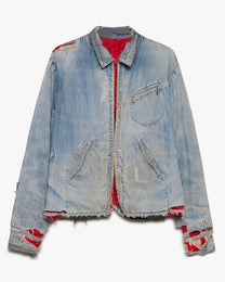 Thrashed Lined Denim Jacket
