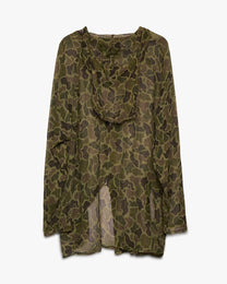 Camo Mesh Zip Up Jacket