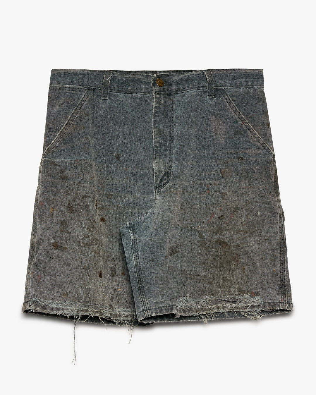 Stained &amp; Repaired Carhartt Shorts
