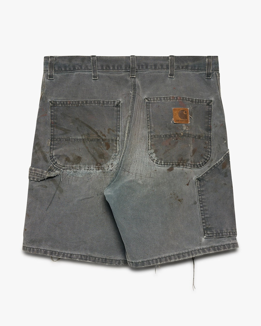 Stained &amp; Repaired Carhartt Shorts