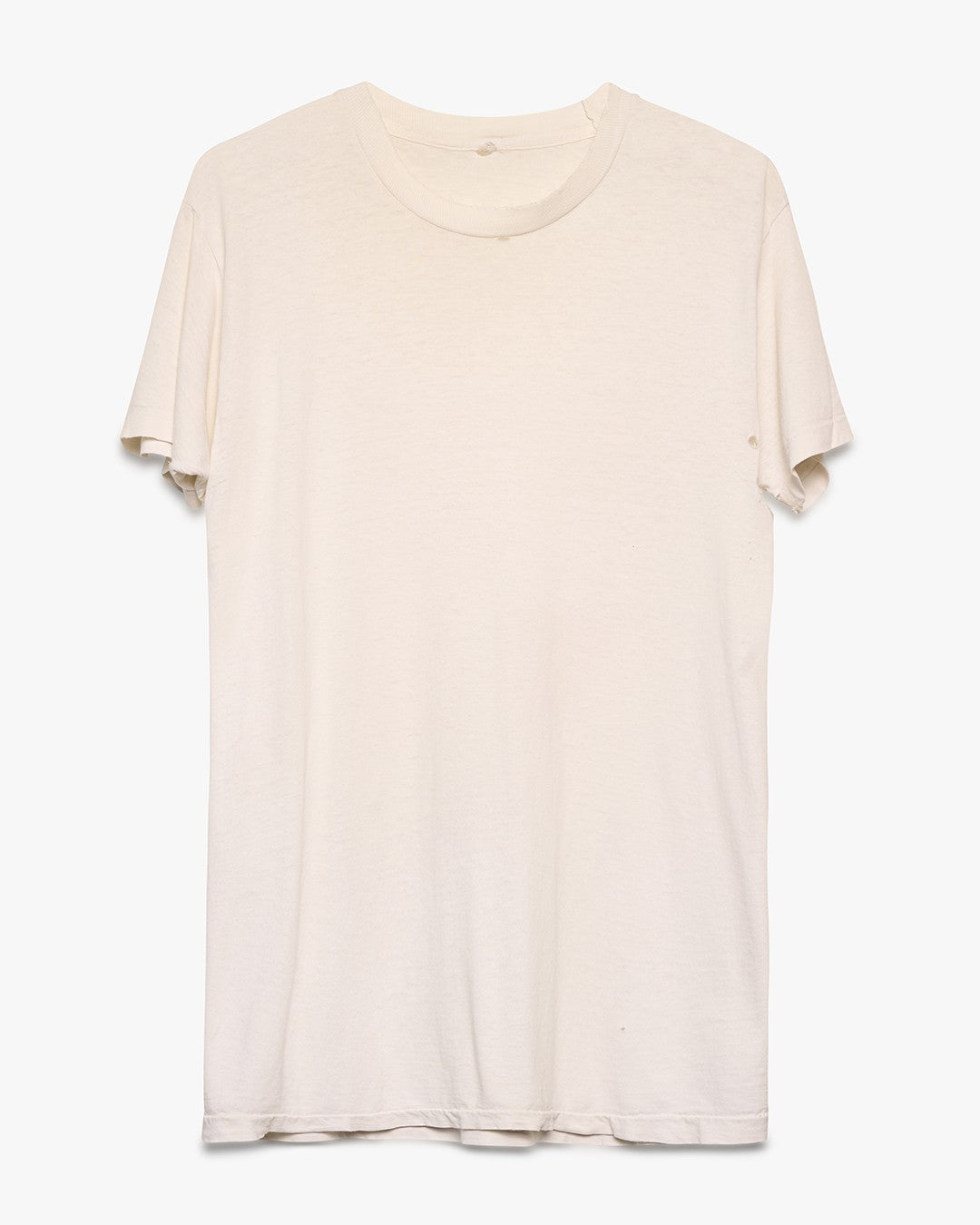 Distressed Blank White Tee