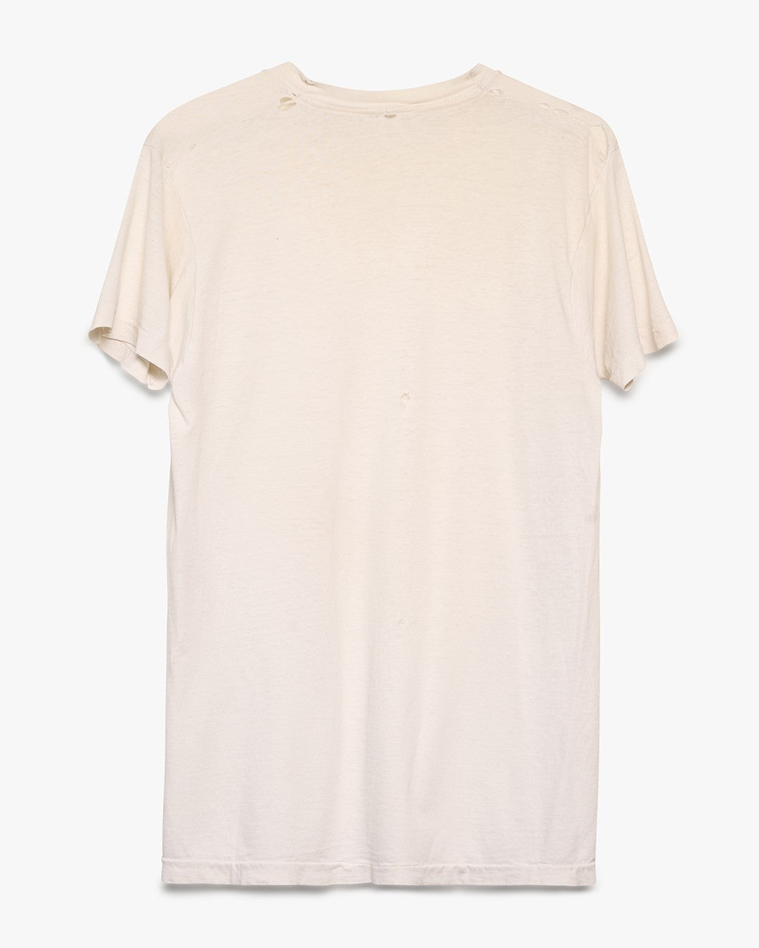 Distressed Blank White Tee