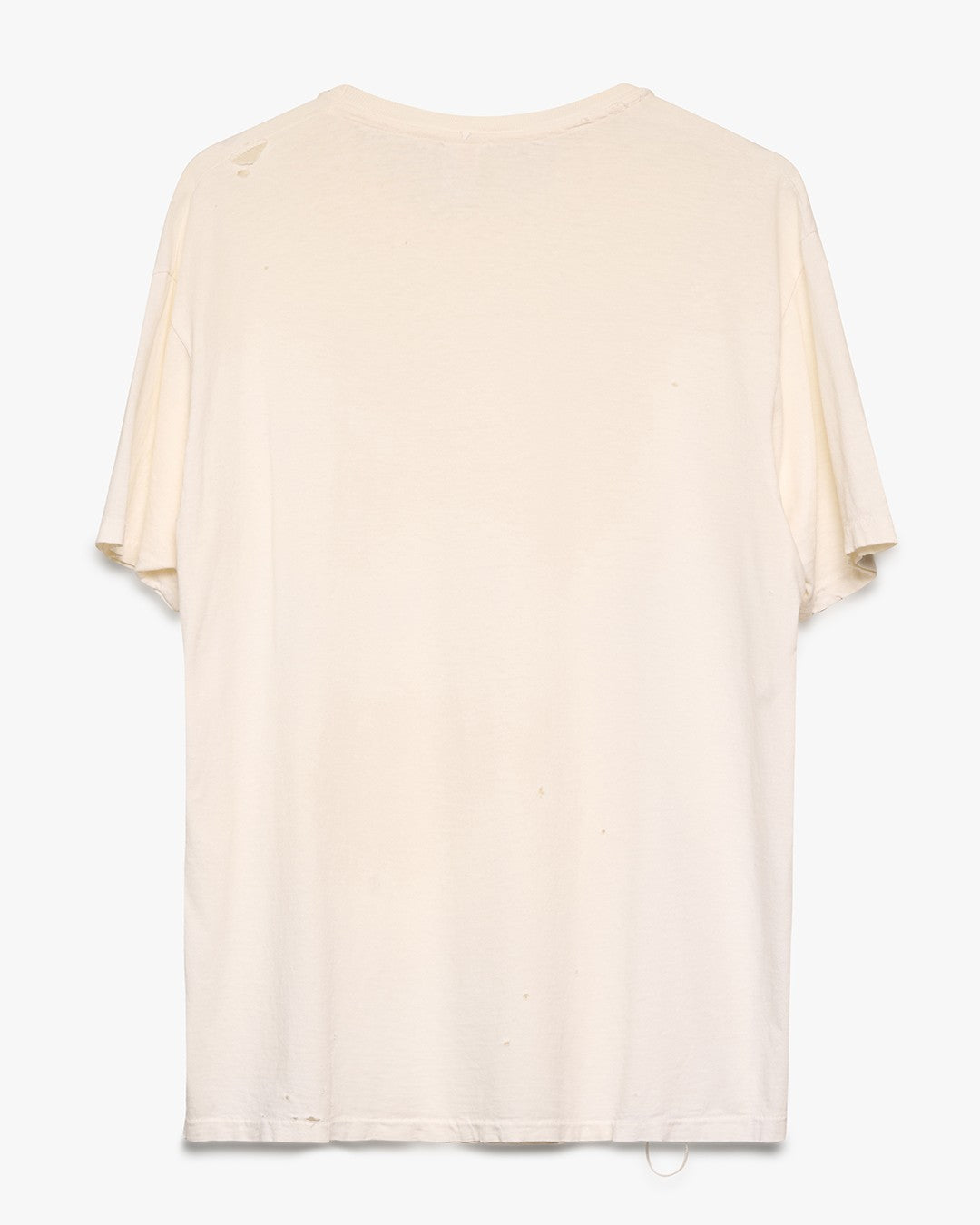 Distressed Hanes Blank White Tee