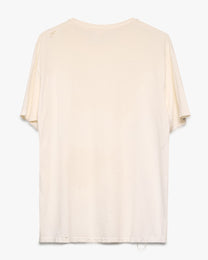 Distressed Hanes Blank White Tee
