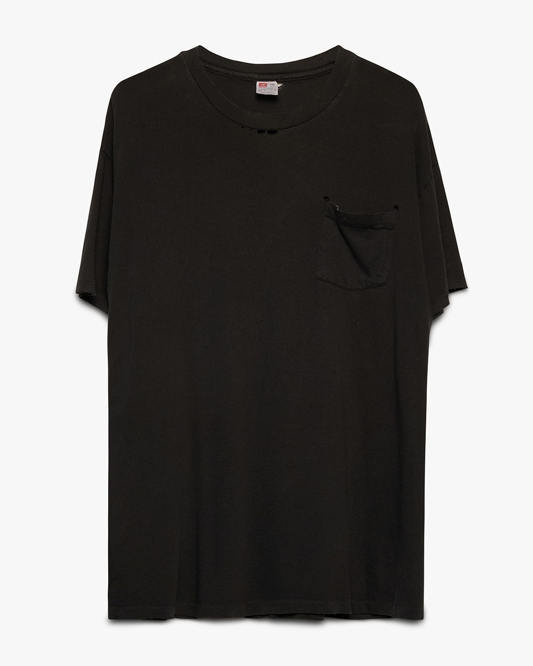 Distressed Hanes Pocket Tee