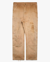 Distressed &amp; Faded Carhartt Double Knees