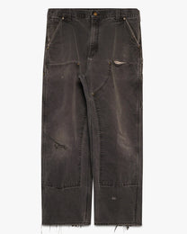 Distressed &amp; Faded Carhartt Double Knees
