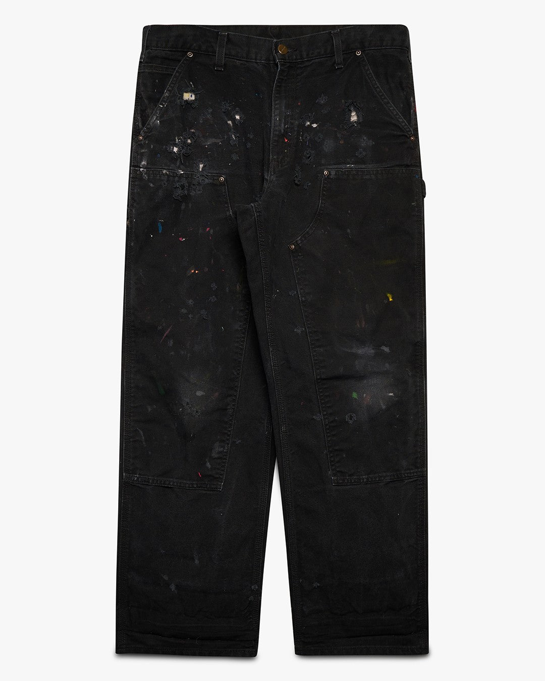 Distressed &amp; Stained Carhartt Double Knees
