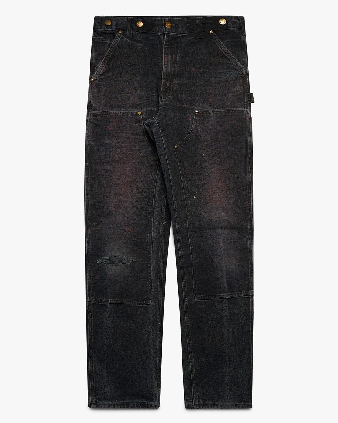 Distressed &amp; Faded Carhartt Double Knees