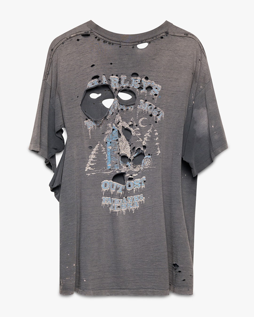 Thrashed &amp; Faded Harley Davidson Tee