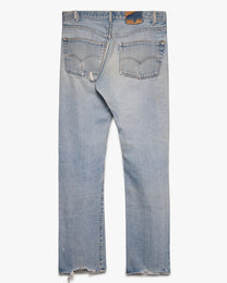 Faded &amp; Distressed Levi's Straight Leg Jeans