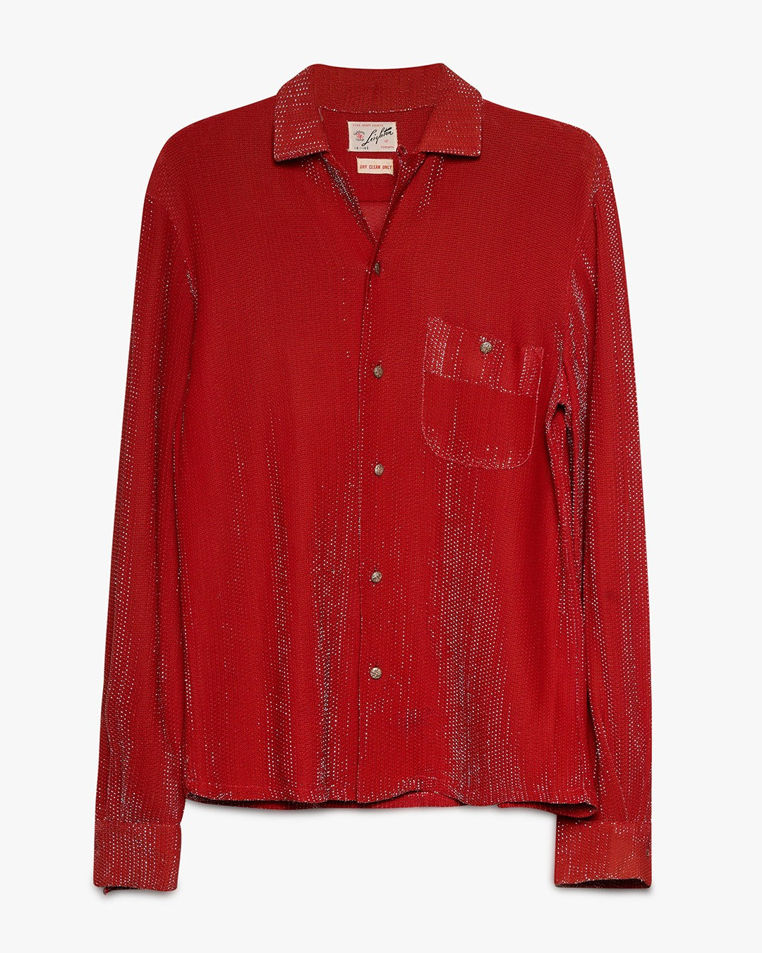 Solar Orange Leighton Lurex Shirt