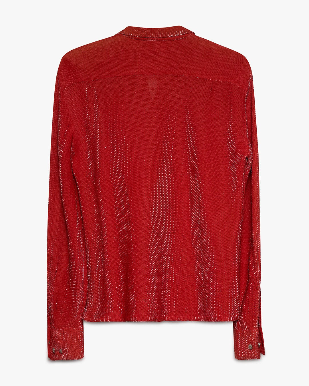 Solar Orange Leighton Lurex Shirt
