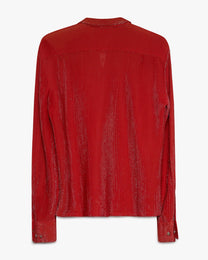 Solar Orange Leighton Lurex Shirt