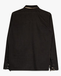 Black Rodeo Quarter Zip Western Shirt