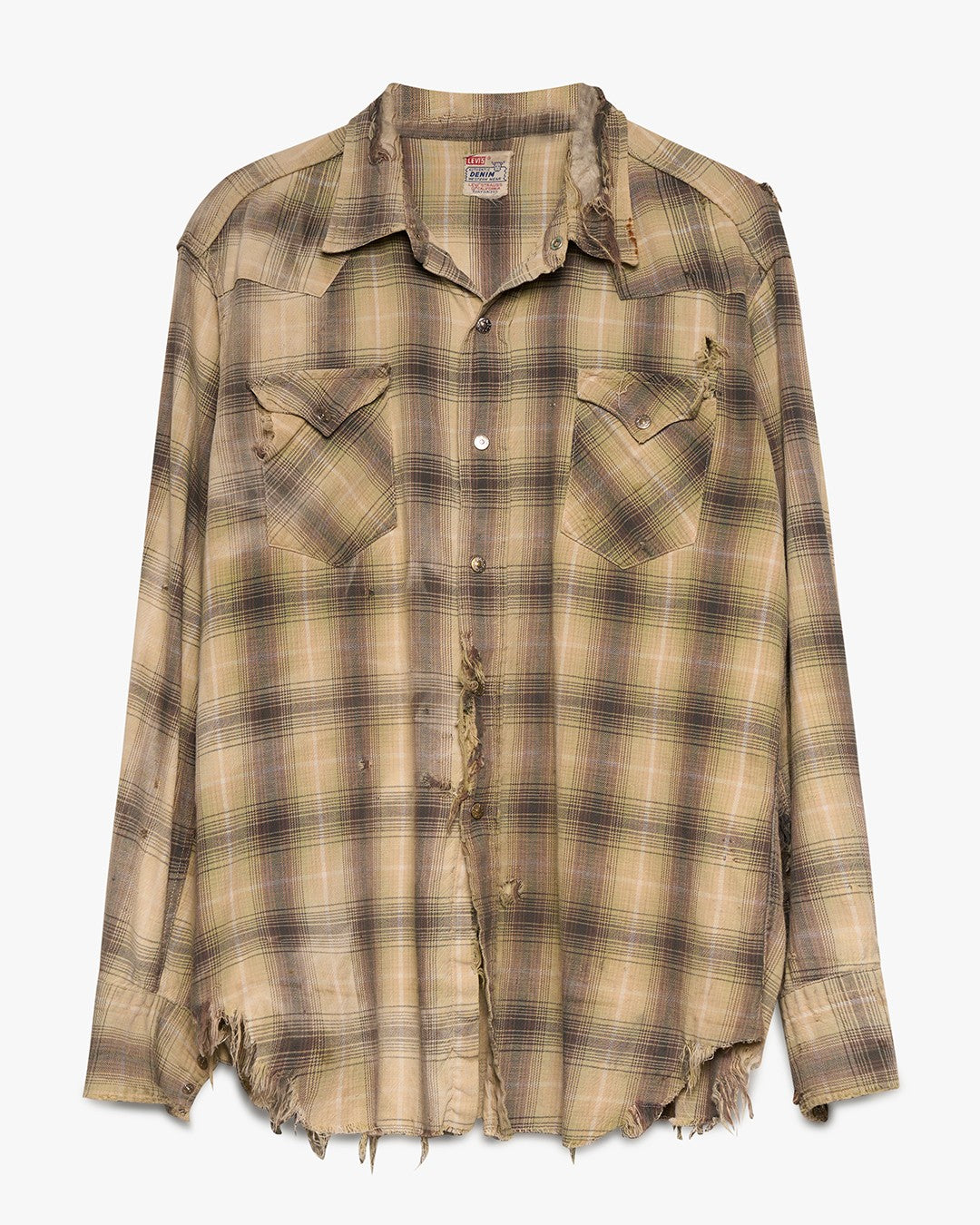 Levi's Shorthorn Cotton Pearl Snap Flannel