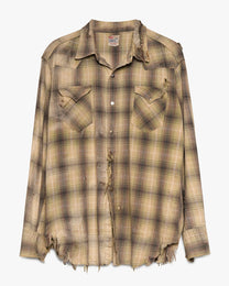 Levi's Shorthorn Cotton Pearl Snap Flannel