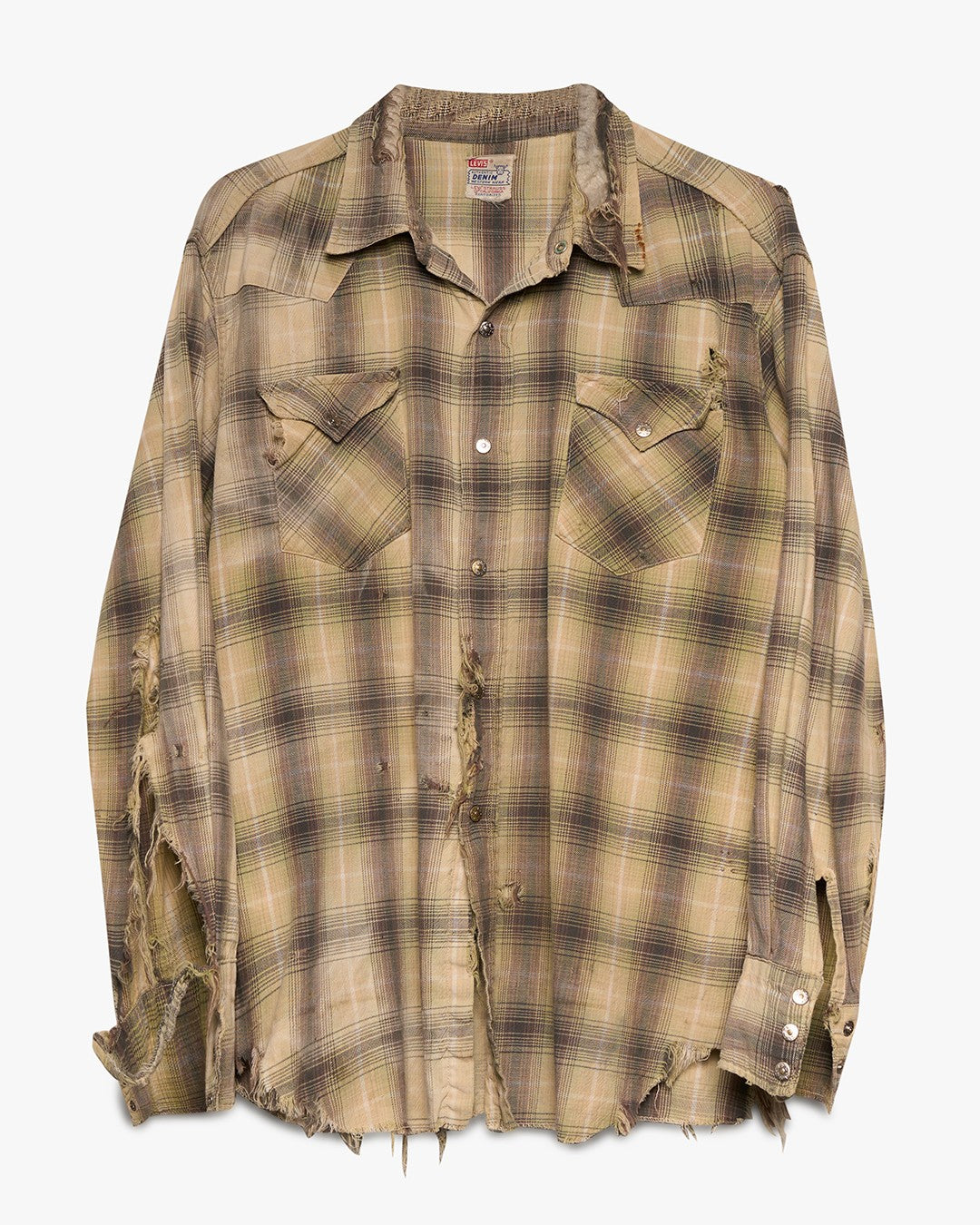 Levi's Shorthorn Cotton Pearl Snap Flannel