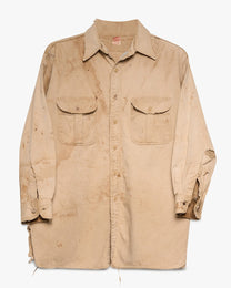 Thrashed/Stained Tuf Nut Cotton Twill Work Shirt