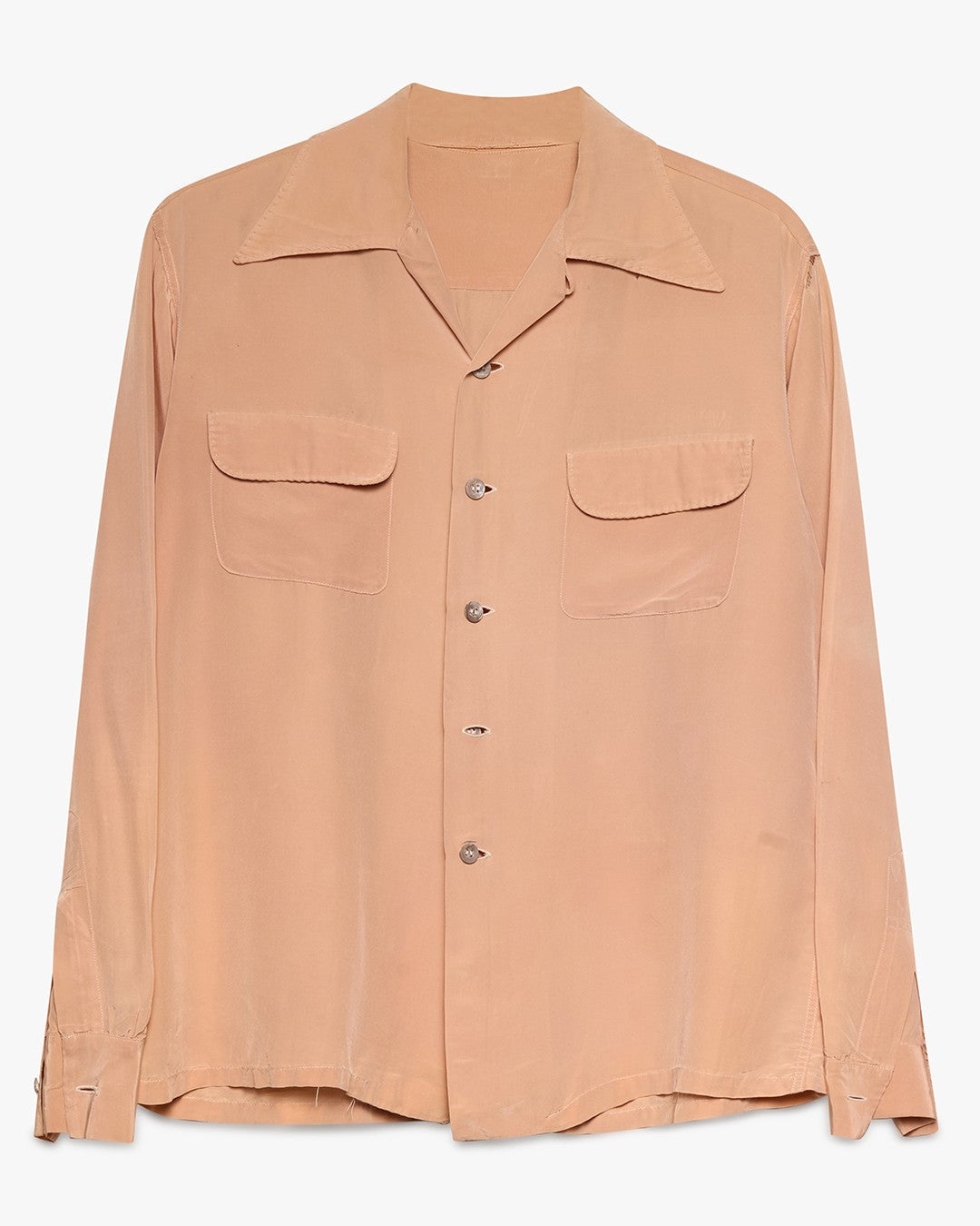 Pink Rayon/Acetate Shirt