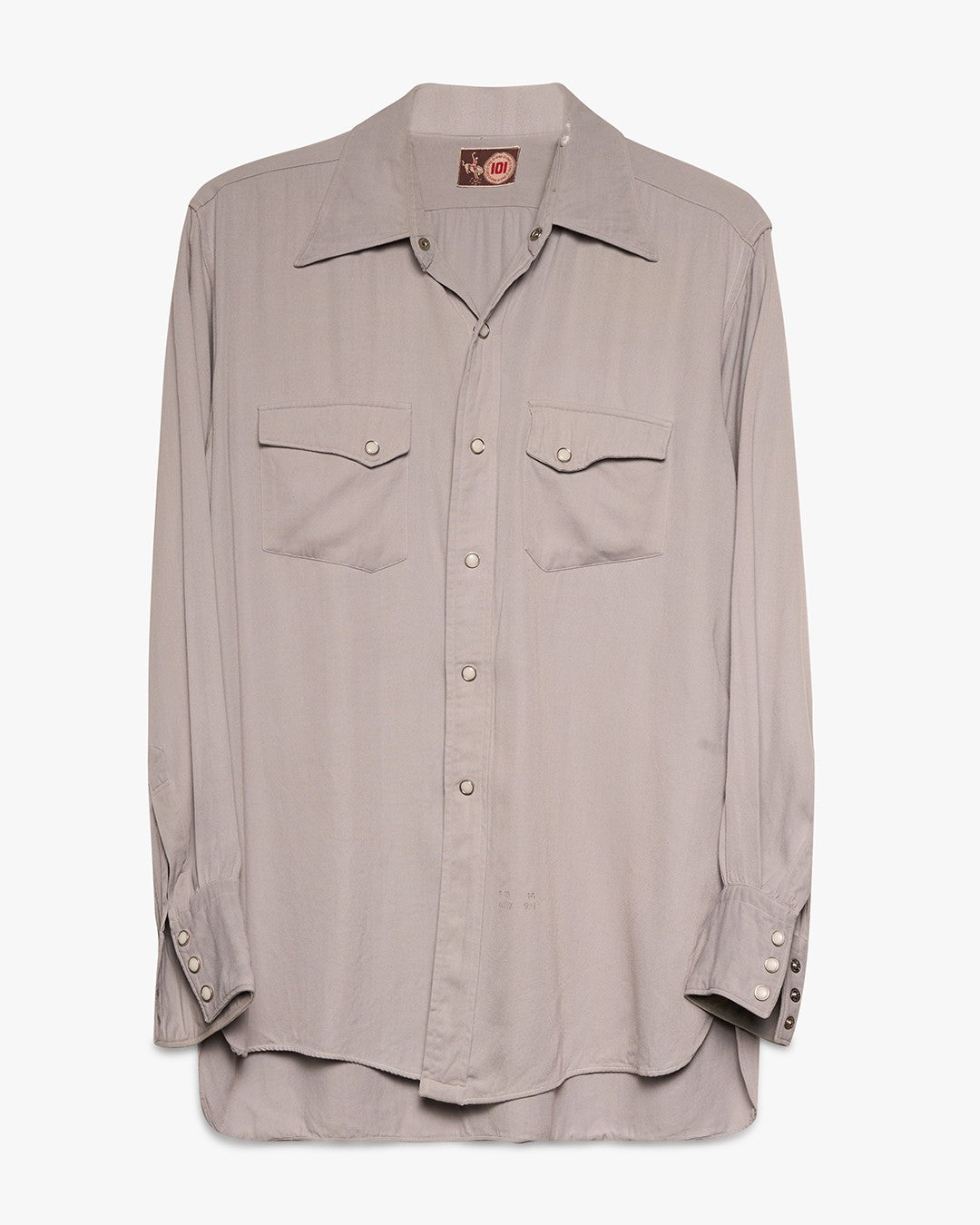 Slate Grey Montgomery 101 Western Rayon Shirt