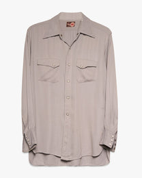 Slate Grey Montgomery 101 Western Rayon Shirt